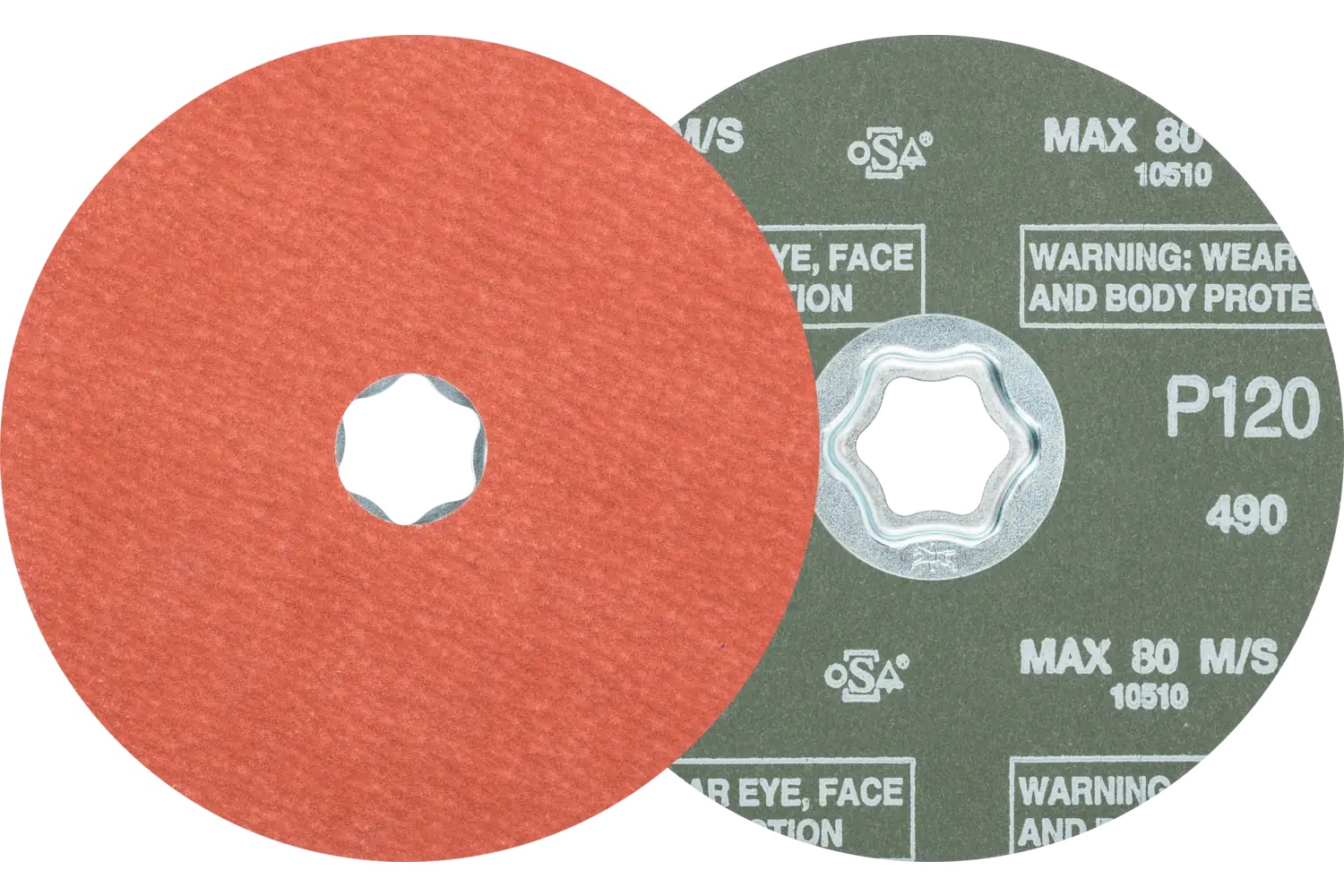 Picture of Pferd Combiclick® Fiber Disc, 5" Dia, 120 Grit, Aluminum oxide A-Cool